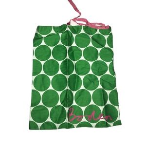 Green polkadot, Bowden dust bag
